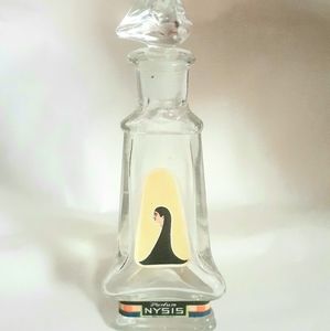 RARE 1919  Nysis  Egyptian Crystal Perfume Bottle by Agra Parfum Detroit XLNT